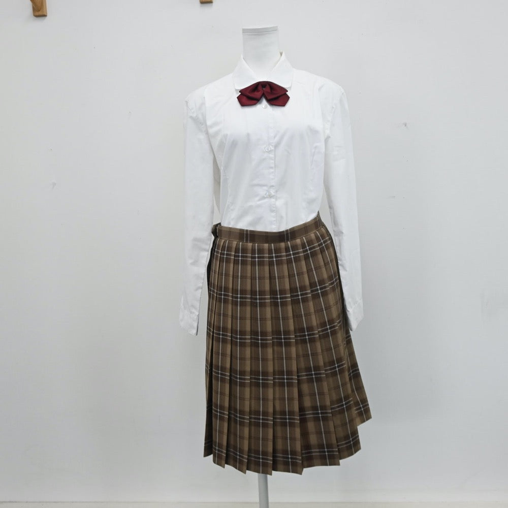 【中古】静岡県 不二聖心女子学院高等学校 女子制服 5点（ブレザー・シャツ・スカート）sf008717