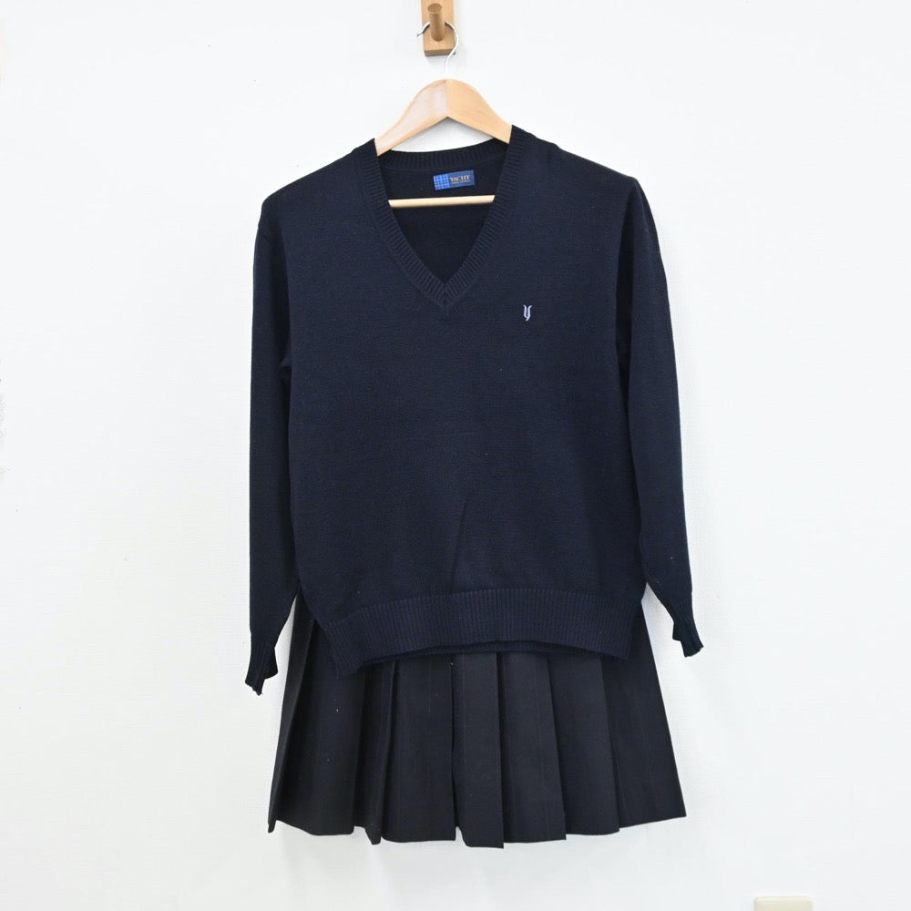 中古制服】神奈川県 横浜清風高等学校 女子制服 4点（ブレザー・ニット・スカート）sf008732【リサイクル学生服】 | 中古制服通販パレイド