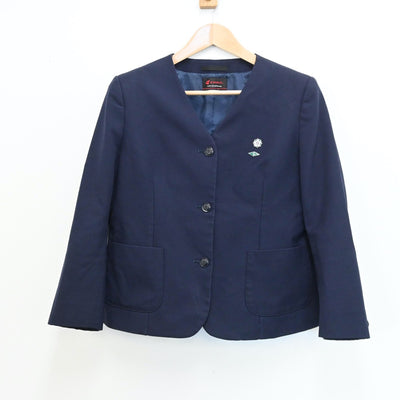 【中古】福島県 福島県立安積黎明高等学校 女子制服 2点（ブレザー・スカート）sf008755