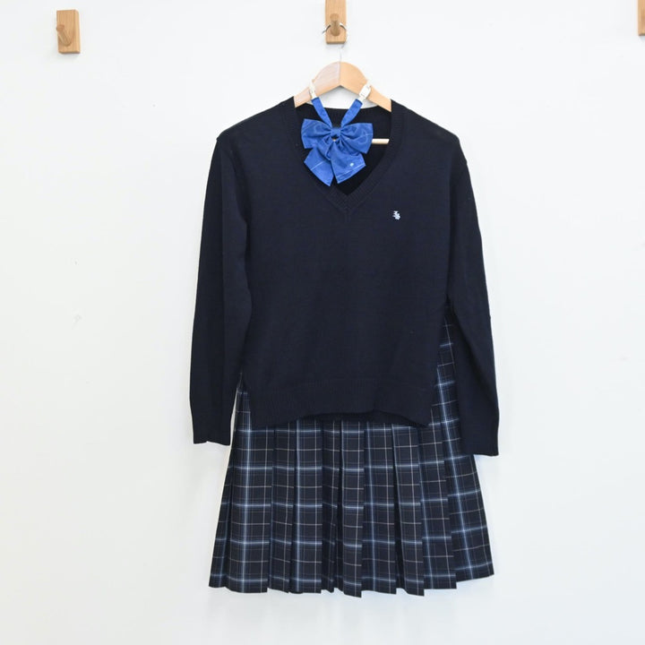 【中古制服】東京都 東京都立第一商業高等学校 女子制服 4点（ブレザー・ニット・スカート）sf008767【リサイクル学生服】 | 中古制服通販パレイド