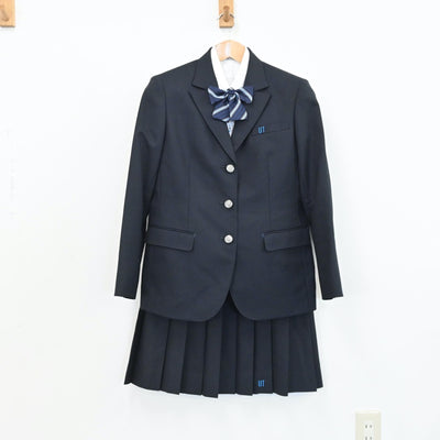 【中古】大阪府 上宮太子高等学校 女子制服 5点（ブレザー・シャツ・スカート）sf008805