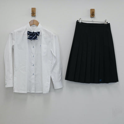 【中古】大阪府 上宮太子高等学校 女子制服 5点（ブレザー・シャツ・スカート）sf008805