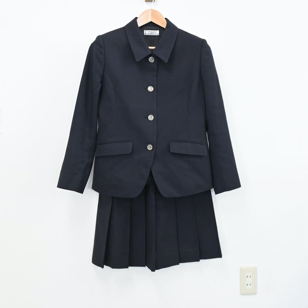 【中古】群馬県 藤岡中央高等学校 女子制服 2点（ブレザー・スカート）sf008819