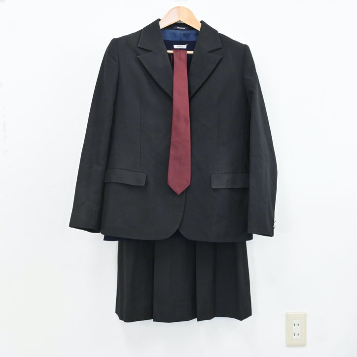 【中古】京都府 京都芸術高等学校 女子制服 8点（ブレザー・ベスト・ニット・スカート）sf008826