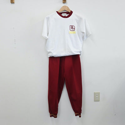 【中古】愛知県 日進高等学校 女子制服 4点（ジャージ 上・ジャージ 下・体操服 上）sf008845