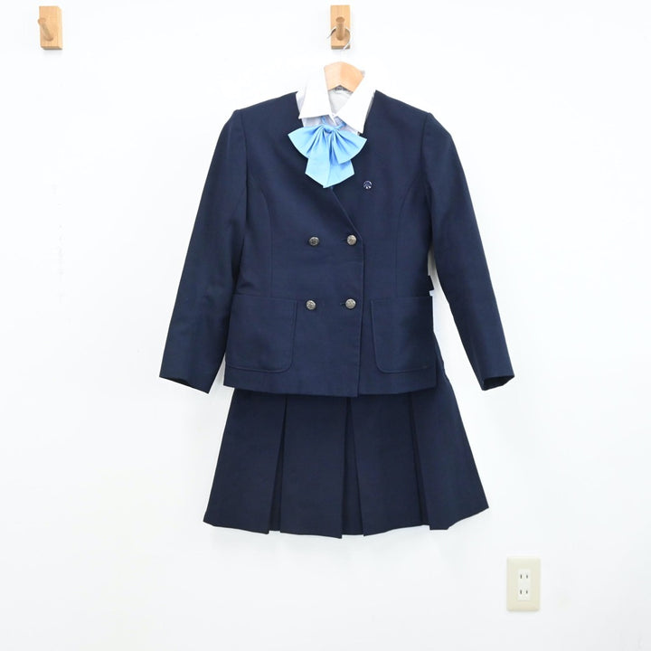 【中古】愛知県 旭野高等学校 女子制服 5点（ブレザー・シャツ・スカート）sf008849