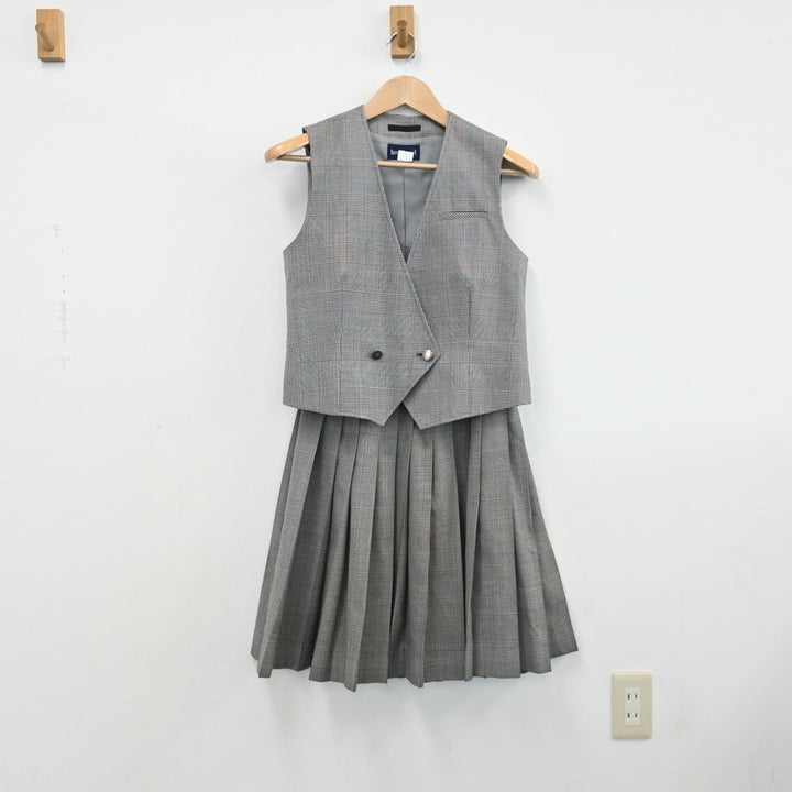 中古制服】栃木県 宇都宮白楊高等学校 女子制服 2点(ベスト 中古制服】栃木県 宇都宮白楊高等学校 女子制服 2点(ベスト