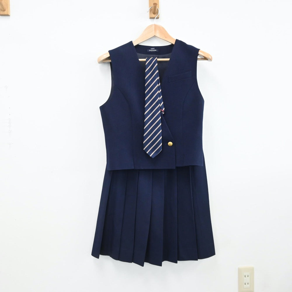 中古制服】広島県 安田女子中学高等学校 女子制服 9点（ブレザー・シャツ・ベスト・スカート）sf008866【リサイクル学生服】 | 中古制服 通販パレイド