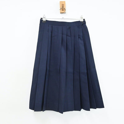 【中古】茨城県 水海道中学校 女子制服 2点（セーラー服・スカート）sf008869