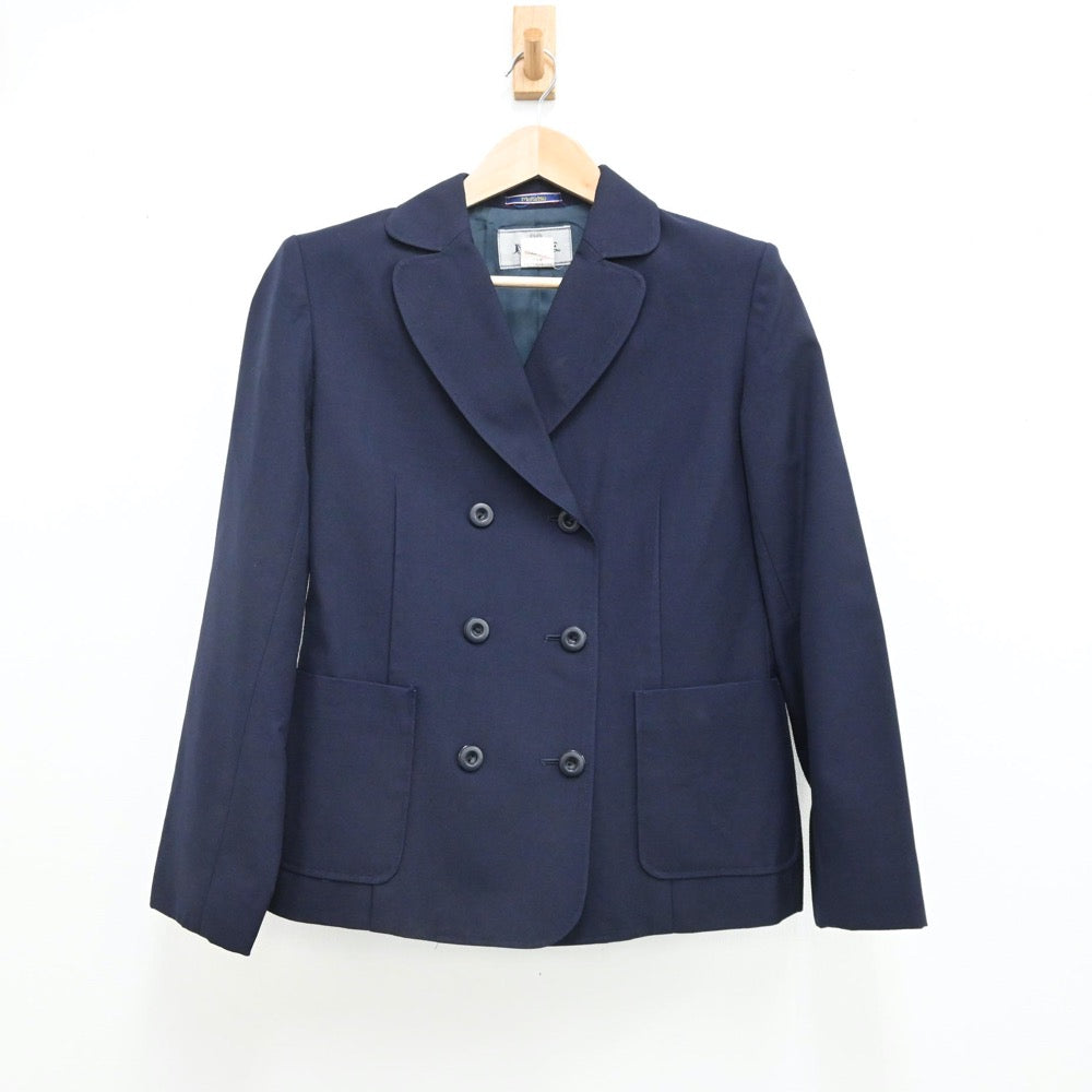 【中古】愛知県 椙山女学園高等学校 女子制服 2点（ブレザー・ジャンパースカート）sf008941