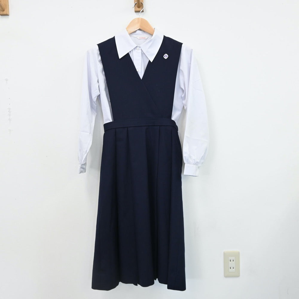 中古制服】和歌山県 和歌山信愛高等学校 女子制服 5点（ブレザー