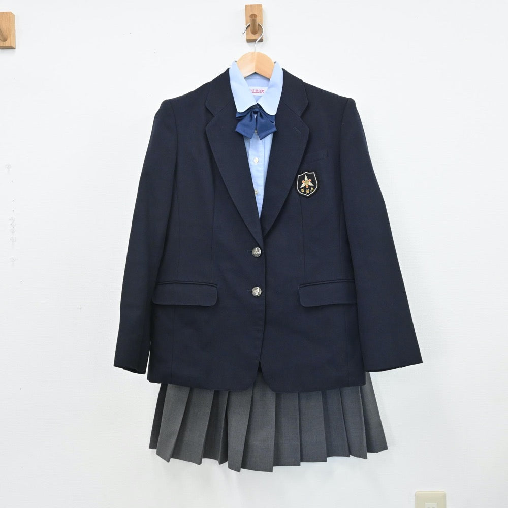 【中古】埼玉県 東京農業大学第三高等学校 女子制服 4点（ブレザー・シャツ・スカート）sf008995