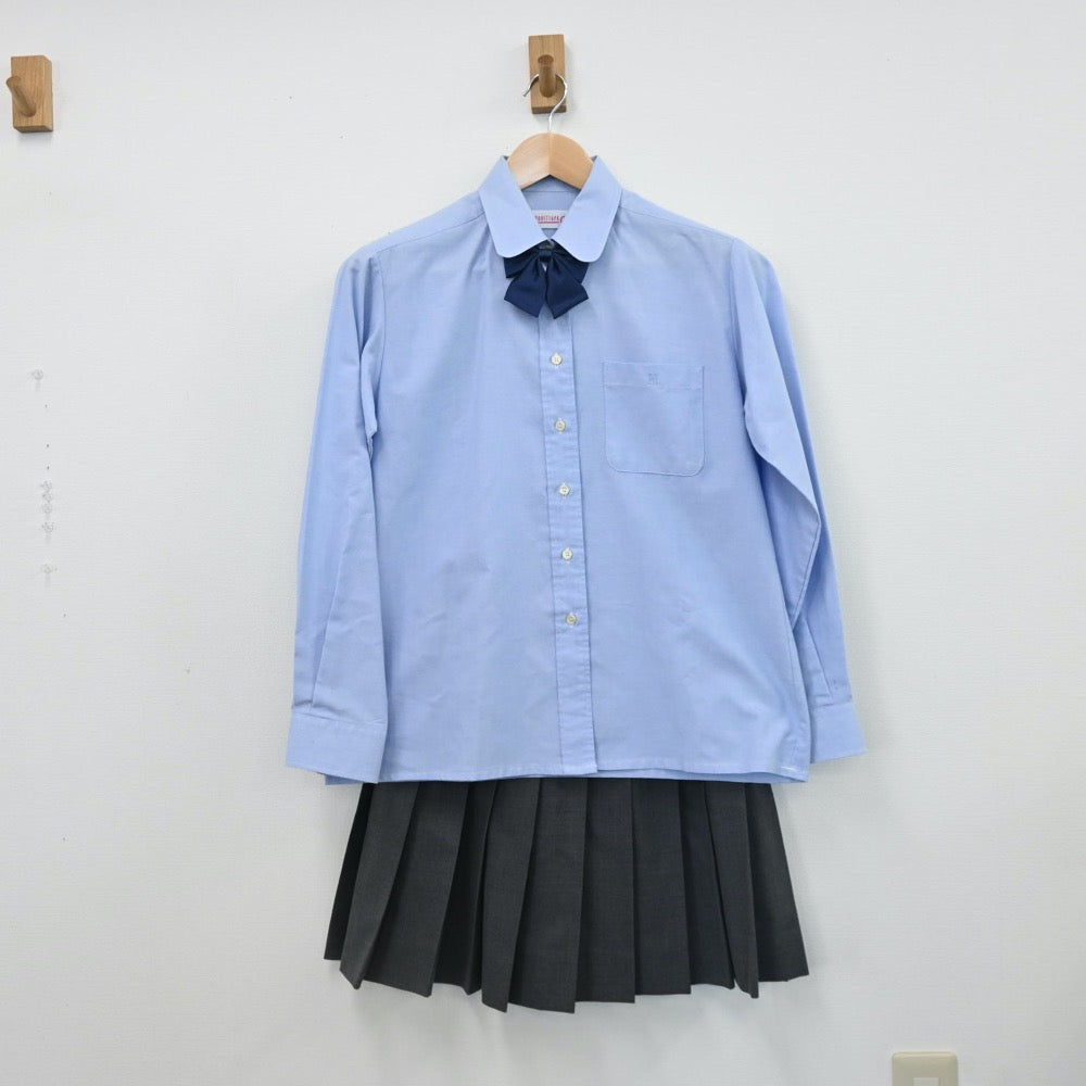 【中古】埼玉県 東京農業大学第三高等学校 女子制服 4点（ブレザー・シャツ・スカート）sf008995