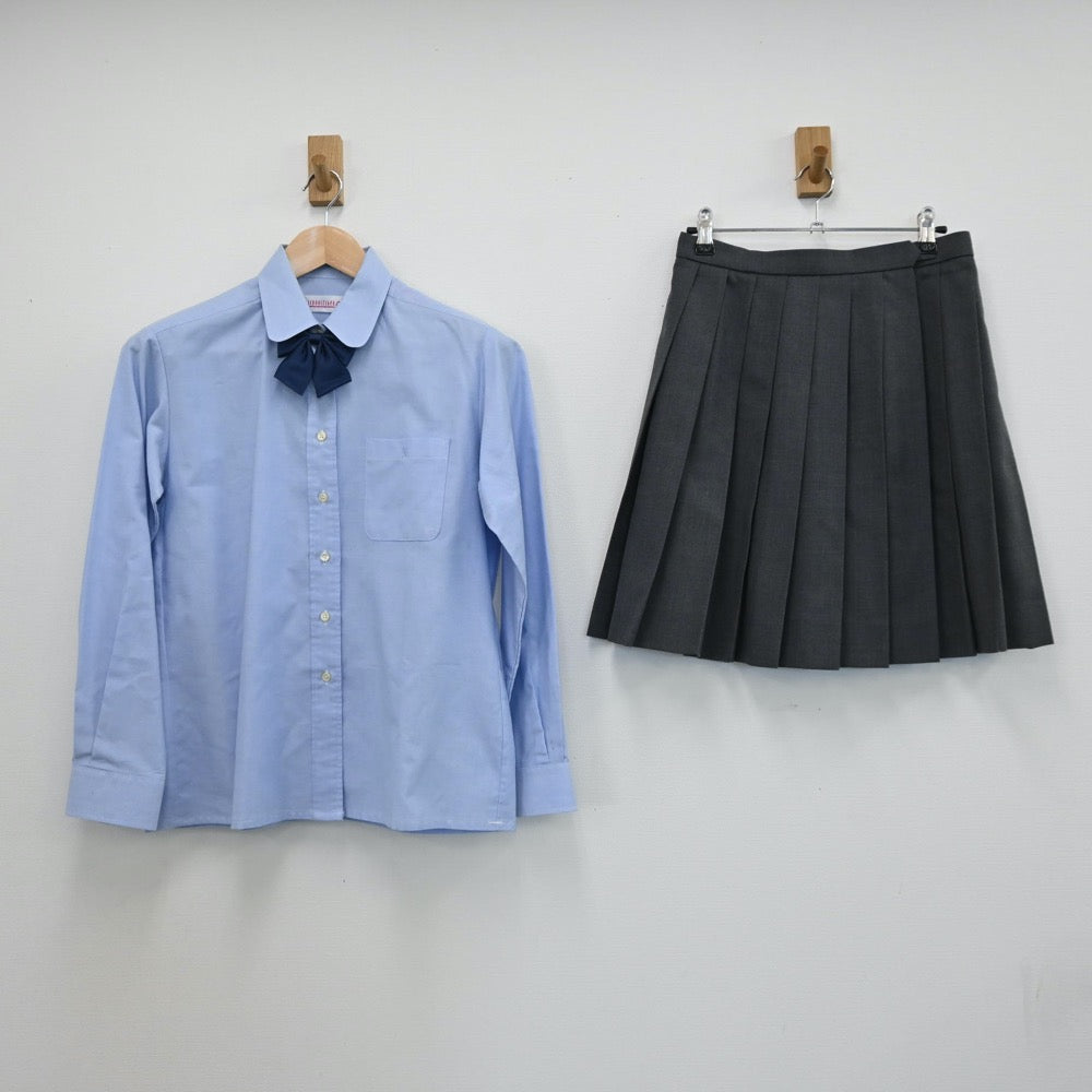 【中古】埼玉県 東京農業大学第三高等学校 女子制服 4点（ブレザー・シャツ・スカート）sf008995