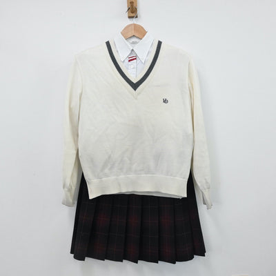 【中古】静岡県 静岡県立浜松大平高等学校 女子制服 5点（ブレザー・ニット・シャツ・スカート）sf009031