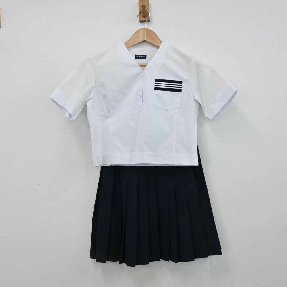 中古制服】北海道 札幌北高等学校 女子制服 4点（セーラー服
