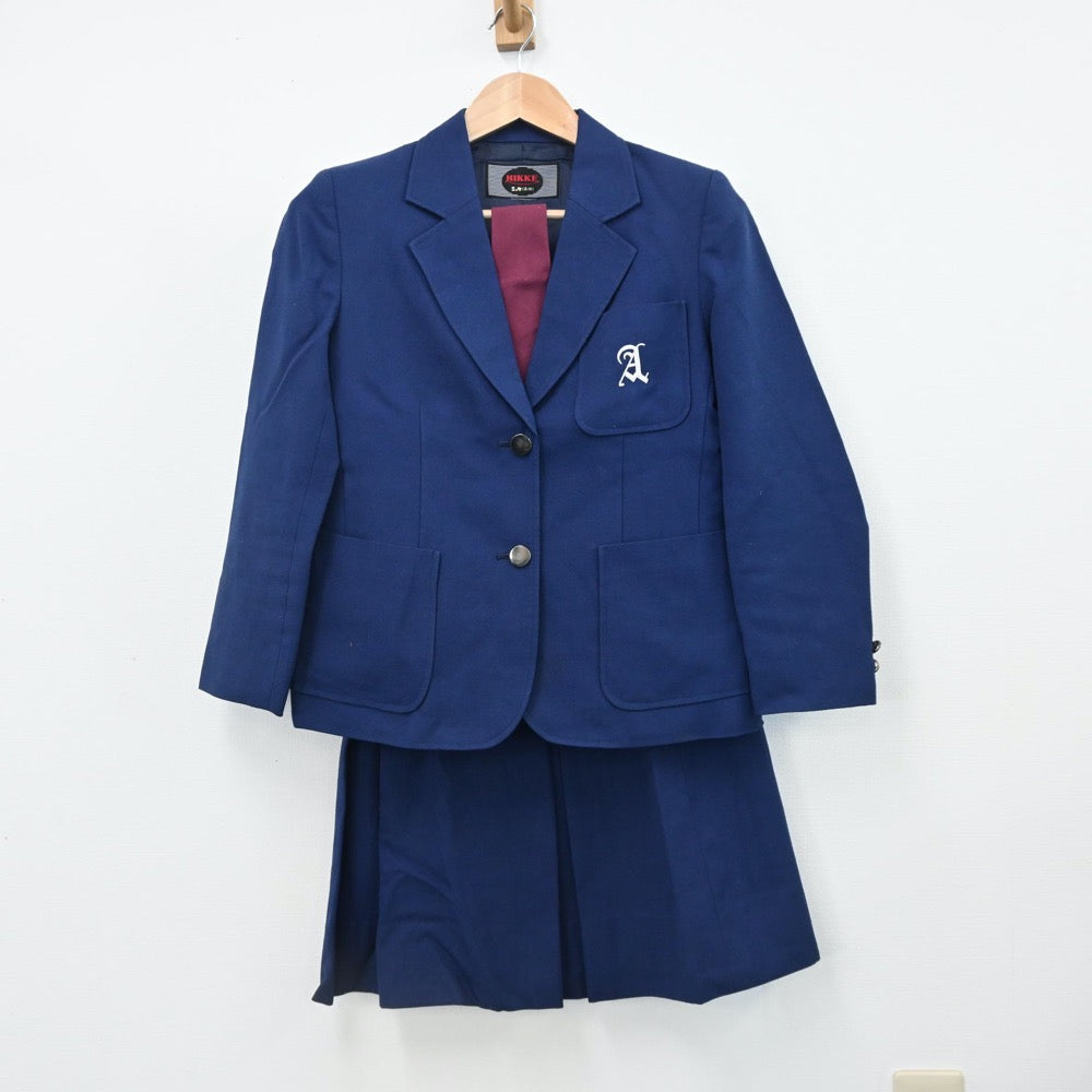 【中古】神奈川県 海老名市立有馬中学校 女子制服 4点（ブレザー・ベスト・スカート）sf009040