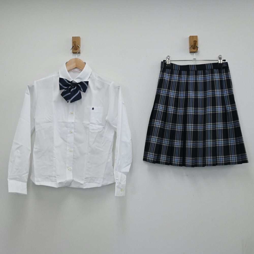 【中古】東京都 修徳高等学校 女子制服 5点（ブレザー・シャツ・スカート）sf009050