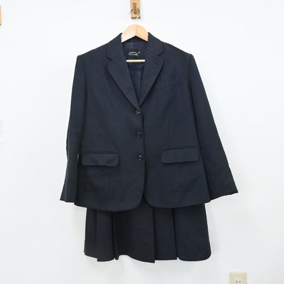 【中古】宮城県 聖ウルスラ学院英智高等学校 女子制服 2点（ブレザー・スカート）sf009052