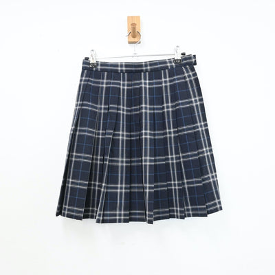 【中古】愛知県 聖カピタニオ女子高等学校 女子制服 3点（シャツ・ニットベスト・スカート）sf009090