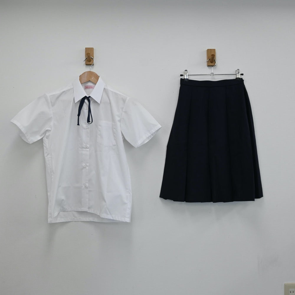 【中古】青森県 十和田工業高等学校 女子制服 4点（ブレザー・シャツ・スカート）sf009091