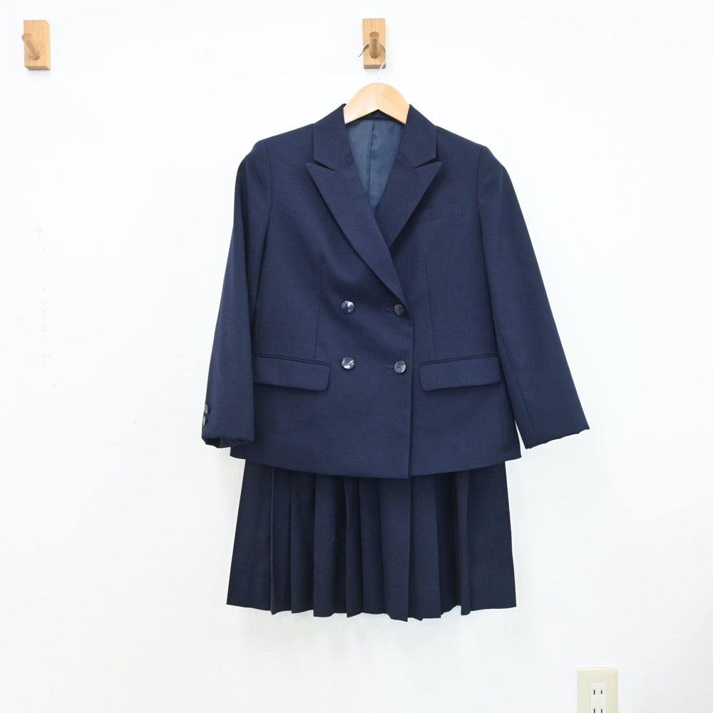 【中古】千葉県 船橋高等学校 女子制服 3点（ブレザー・ベスト・スカート）sf009097