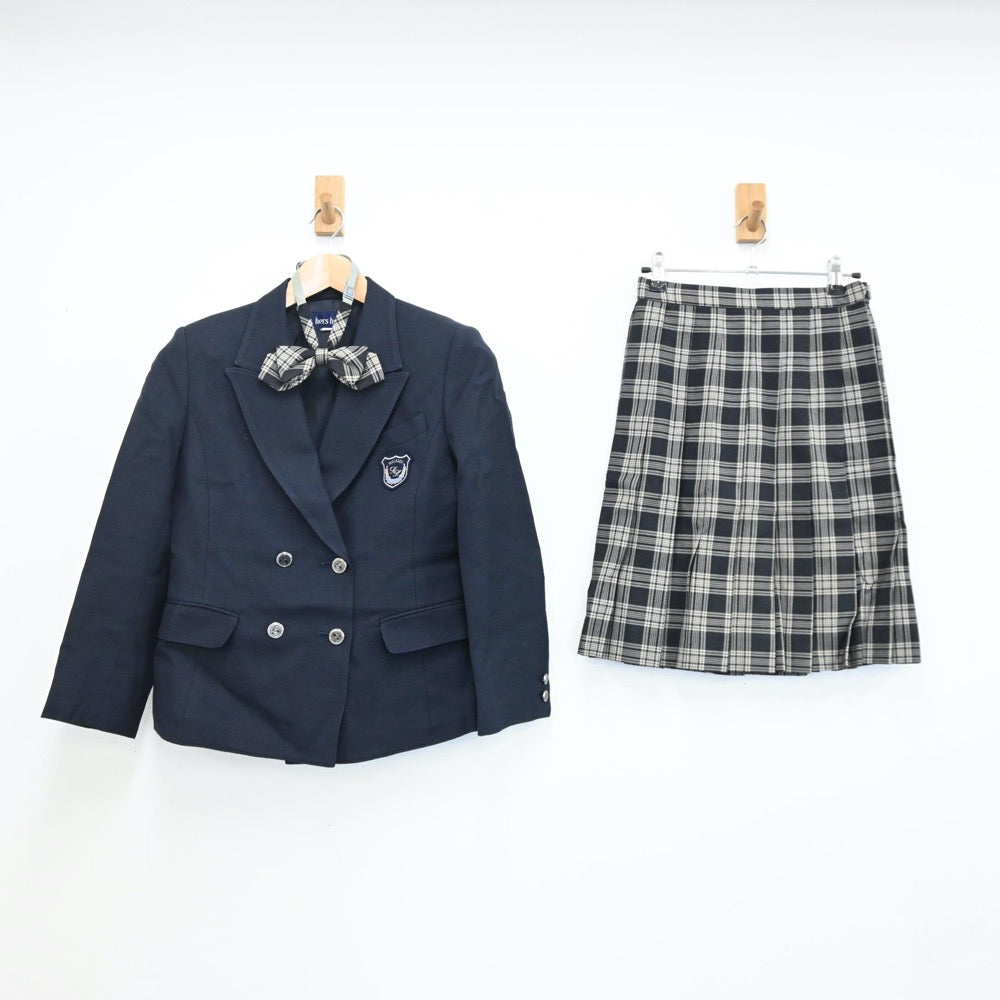 【中古】千葉県 木更津東高等学校 女子制服 4点（ブレザー・スカート・スカート）sf009098