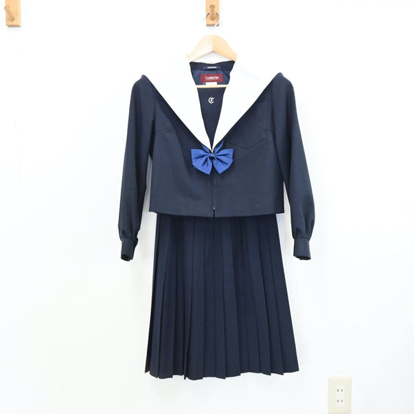 【中古制服】岐阜県 羽島中央中学校 女子制服 4点（セーラー服・スカート）sf009110【リサイクル学生服】 | 中古制服通販パレイド