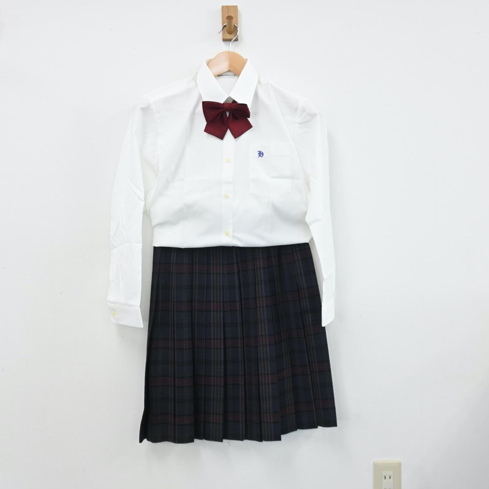 中古制服】岐阜県 羽島高等学校(旧制服) 女子制服 4点（ブレザー・シャツ・スカート）sf009113【リサイクル学生服】 | 中古制服通販パレイド