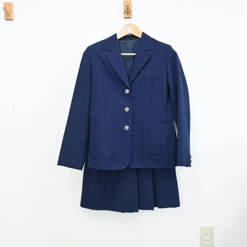 【中古】神奈川県 汲沢中学校 女子制服 3点（ブレザー・ベスト・スカート）sf009123