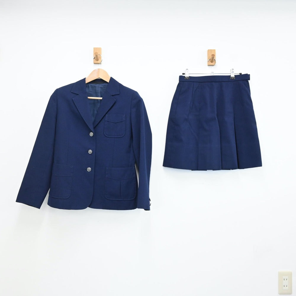 【中古】神奈川県 汲沢中学校 女子制服 3点（ブレザー・ベスト・スカート）sf009123