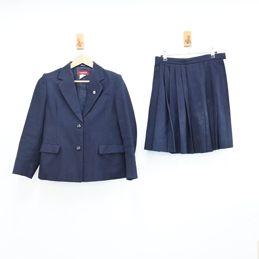 【中古】神奈川県 霧ヶ丘高等学校 女子制服 3点（ブレザー・スカート）sf009133