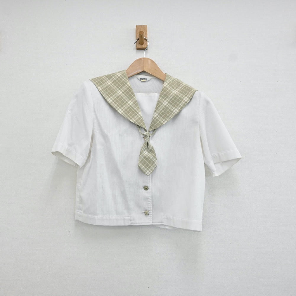 【中古】埼玉県 越谷南高等学校 女子制服 5点（セーラー服・スカート）sf009141