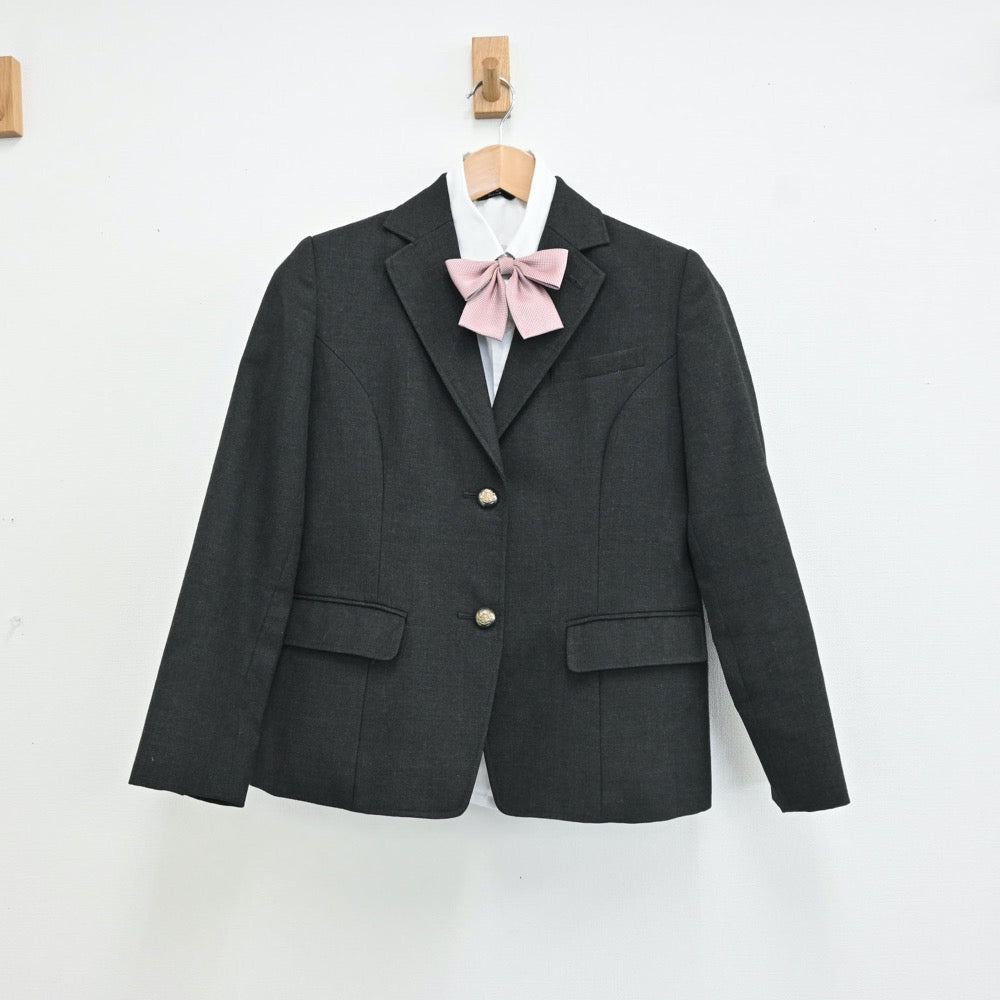 【中古】埼玉県 昌平高等学校 女子制服 4点（ブレザー・シャツ・スカート）sf009149