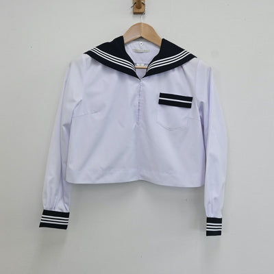 【中古】長野県 長野県長野西高等学校 女子制服 1点（セーラー服）sf009213