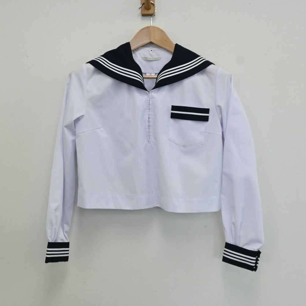 【中古】長野県 長野県長野西高等学校 女子制服 1点（セーラー服）sf009213
