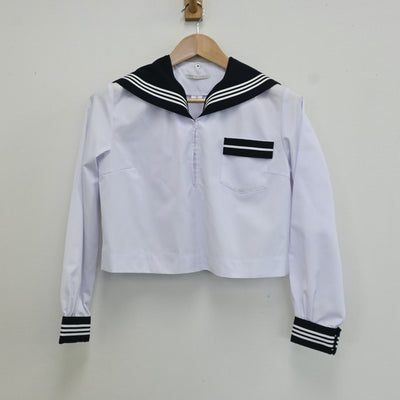 【中古】長野県 長野県長野西高等学校 女子制服 1点（セーラー服）sf009213