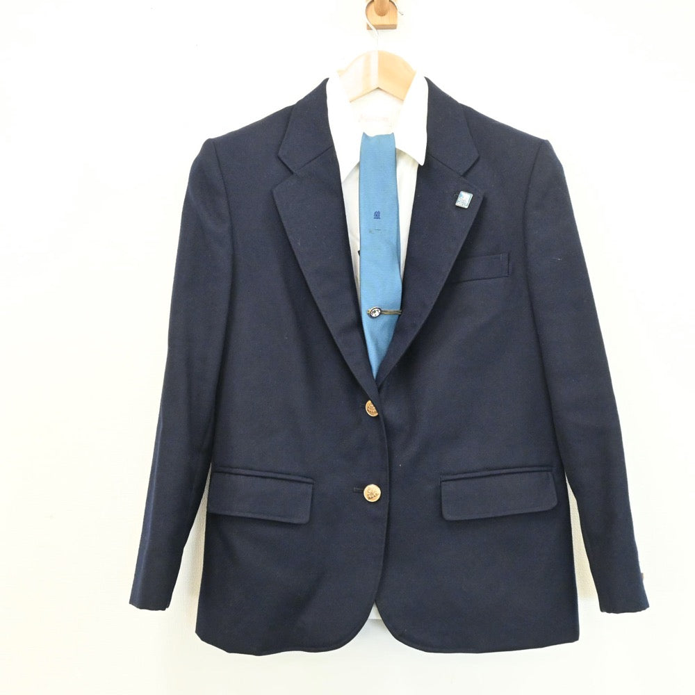 売れ筋介護用品も！ 中古制服】大阪府 大阪市立東高等学校 女子制服 6点（ブレザー 学生服