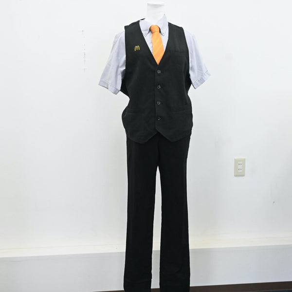 【中古制服】アルバイト制服 現行 マクドナルド制服 5点 sf009286 