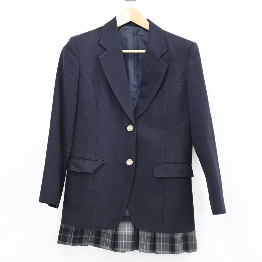 【中古】神奈川県 横須賀市立横須賀総合高等学校 女子制服 3点（ブレザー・スカート・スカート）sf009308