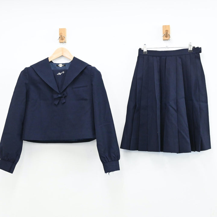 【中古制服】長崎県 長崎西高等学校 女子制服 3点（セーラー服・スカート）sf009310【リサイクル学生服】 | 中古制服通販パレイド