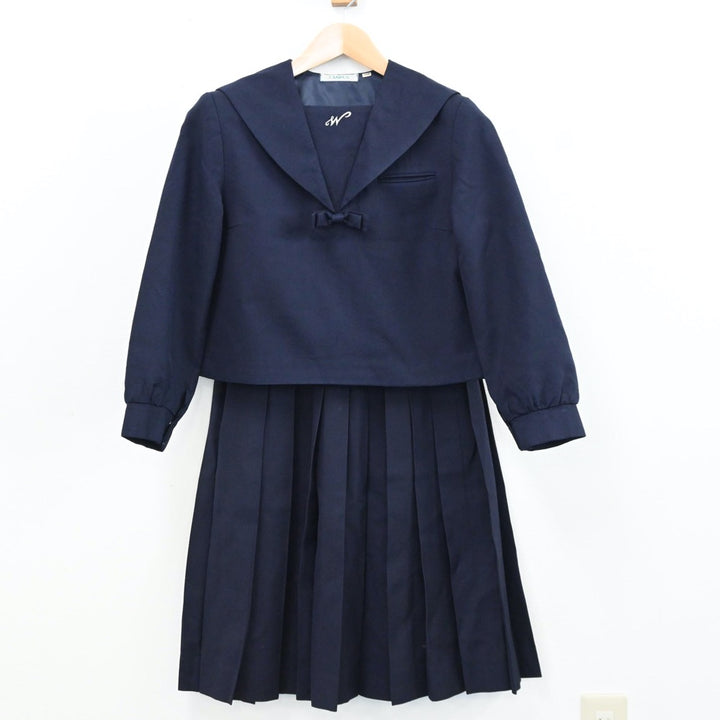 中古制服】長崎県 長崎西高等学校 女子制服 3点（セーラー服・スカート）sf009311【リサイクル学生服】 | 中古制服通販パレイド