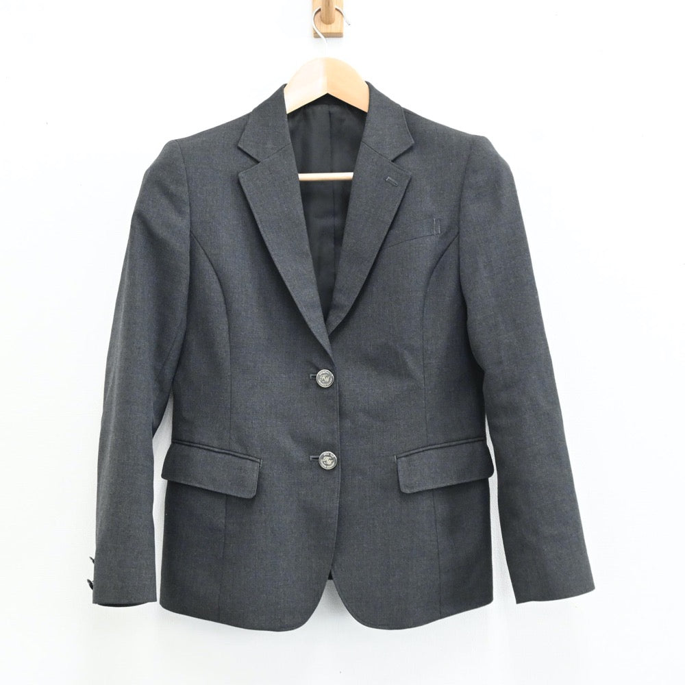 【中古】東京都 都立東村山高等学校 女子制服 4点（ブレザー・スカート）sf009330