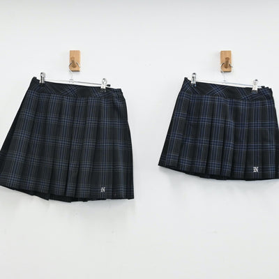 【中古】神奈川県 神奈川県立新羽高等学校 女子制服 2点（スカート・スカート）sf009334