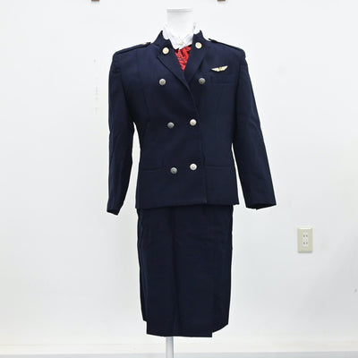 【中古】CA JAL 日本航空 キャビンアテンダント制服 10点 sf009351