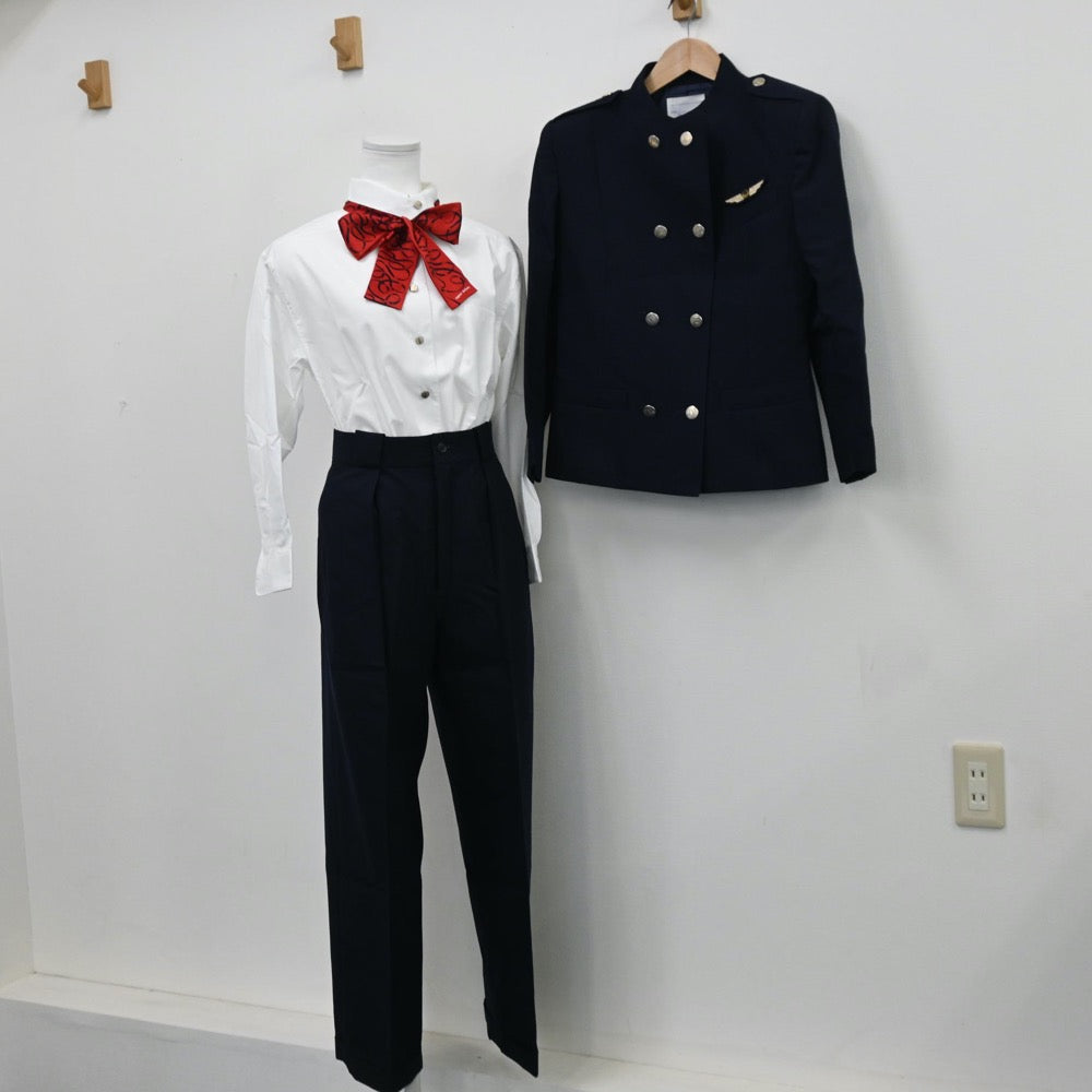 【中古】CA JAL 日本航空 キャビンアテンダント制服 5点 sf009357