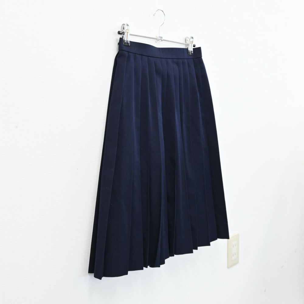 中古制服】高知県 潮江中学校 女子制服 2点（スカート・スカート