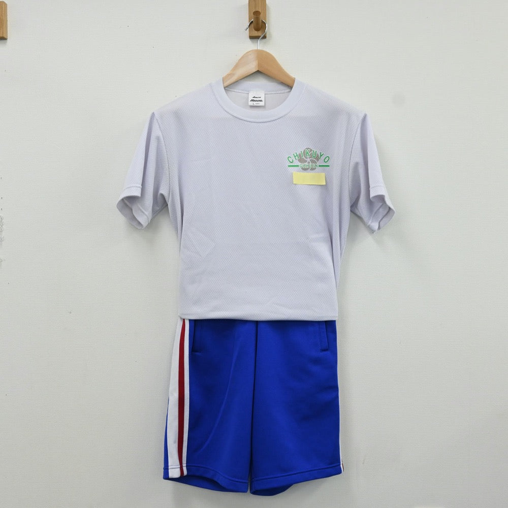 【中古】福岡県 筑陽学園高等学校 女子制服 4点（ジャージ 上・体操服 上・ジャージ 下・体操服 下）sf009426