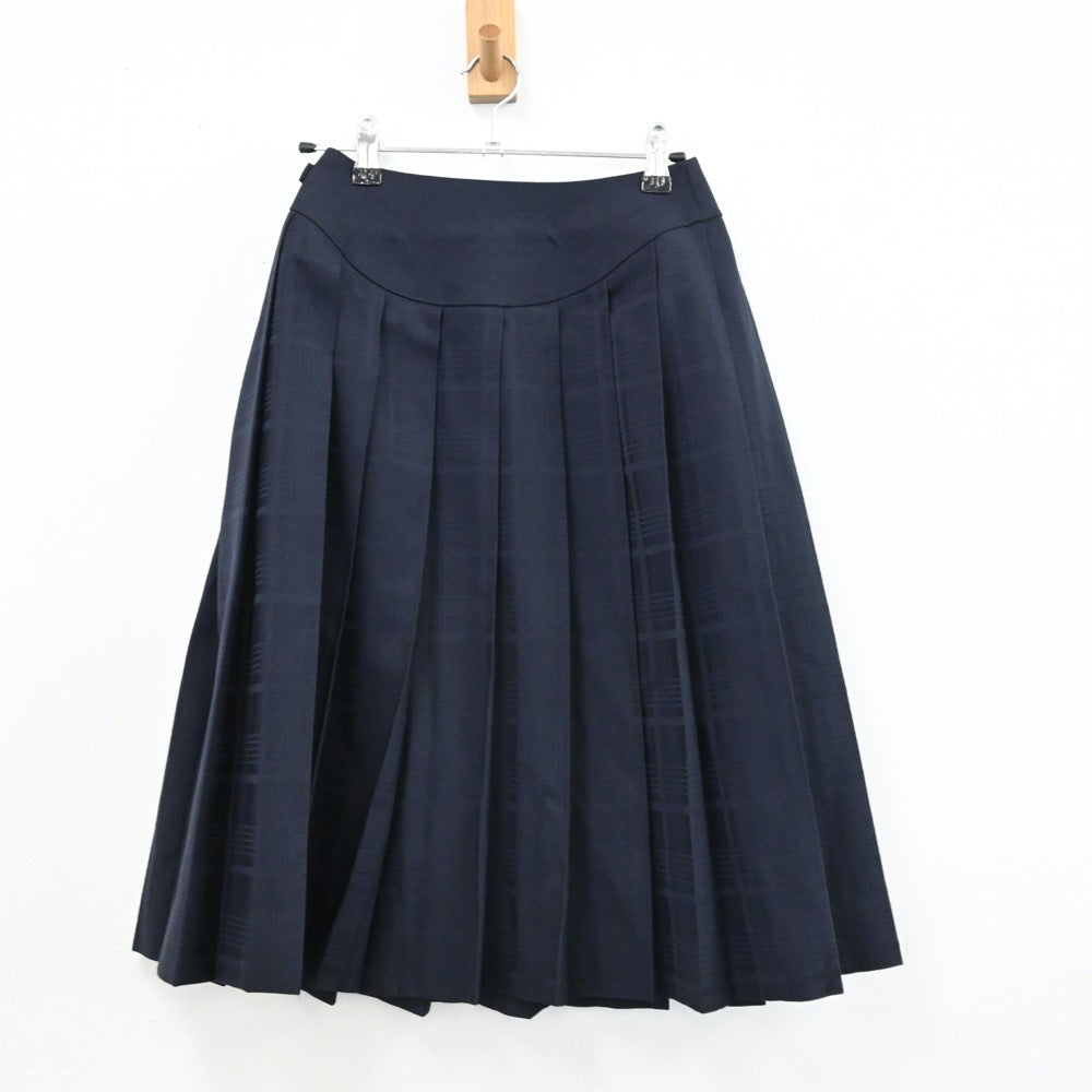 【中古】愛知県 名古屋市立若宮商業高等学校 女子制服 4点（ブレザー・シャツ・ニット・スカート）sf009442