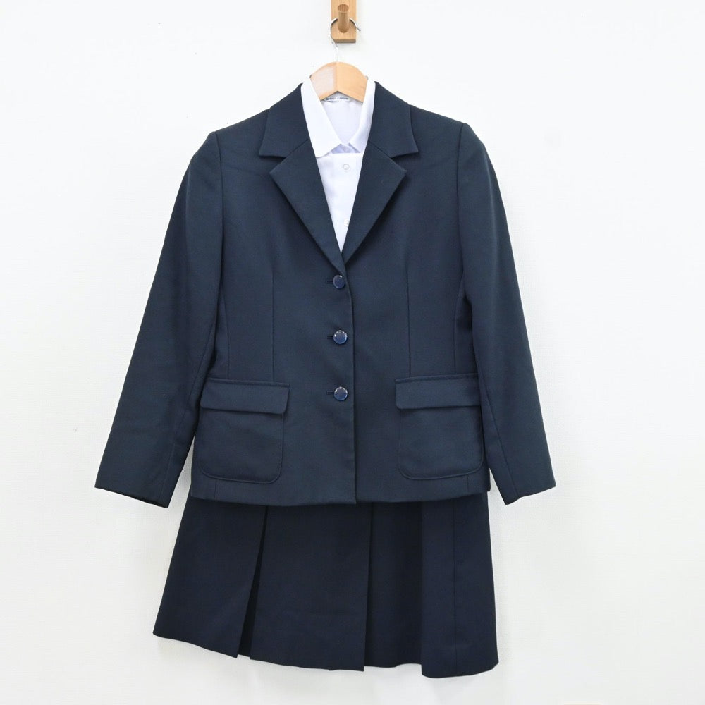 【中古】宮城県 宮城学院高等学校 女子制服 4点（ブレザー・シャツ・ニット・スカート）sf009447